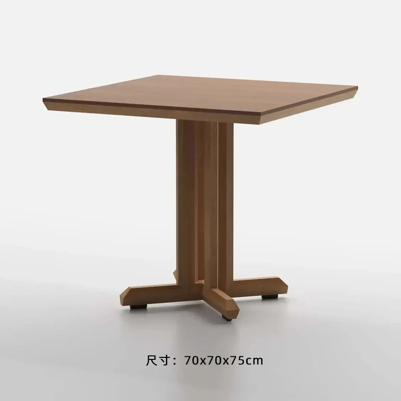 Outdoor solid wood sofa villa terrace rattan chair leisure combination furniture