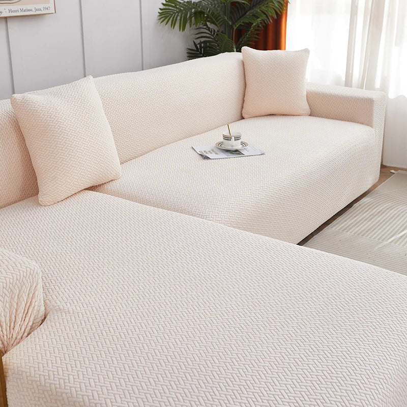 1 PC Jacquard Sofa Cover dustproof Sofa Cover For Living Room Protector Removable Washable Slipcover