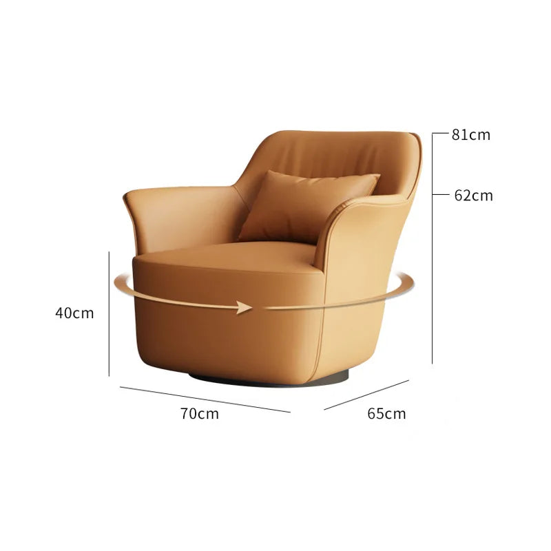 Modern simple negotiation table and chair combination Light luxury hotel reception leather sofa chair