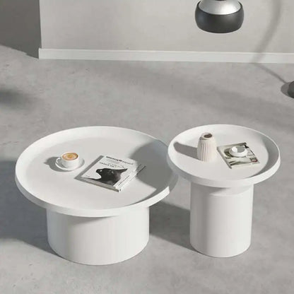 Set Round Table Nordic Center Modern Folding Metal Coffee Tables Storage Mesas Furniture GPF40XP