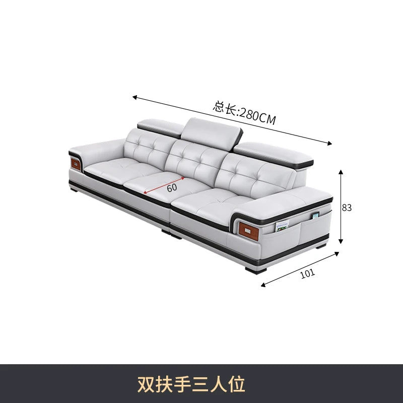 Modern Minimalist Sofa Electric Massage Chiar Floor Multifunctional Corner Sofa Lounges Relaxing Living Room Couch Furniture