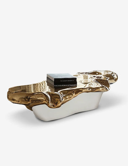 Italian minimalist art coffee table, villa aesthetic furniture high luxury international hall A9