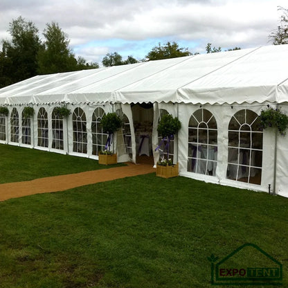 Outdoor Large Span Exhibition Wedding Event Tent Sunshade Canopy Tent Room 20 X 40 Party Tent For 200 500 People