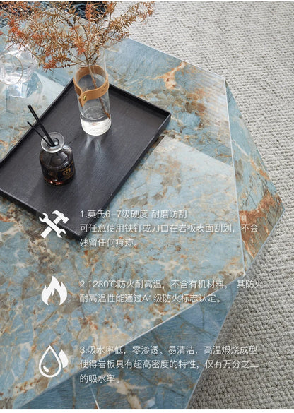 Modern Nordic Marble Table Bedroom Luxury Aesthetic White Coffee Table Simple Vintage Articulos Para El Hogar Room Furniture