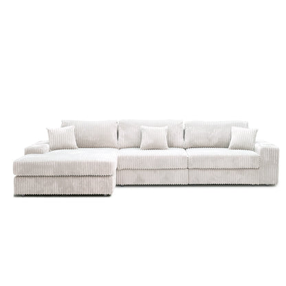 ATUNUS USA Showroom in Stock Sofa American Classic Living Room Furniture Corduroy Modular Sectional Couch Sofa Sets