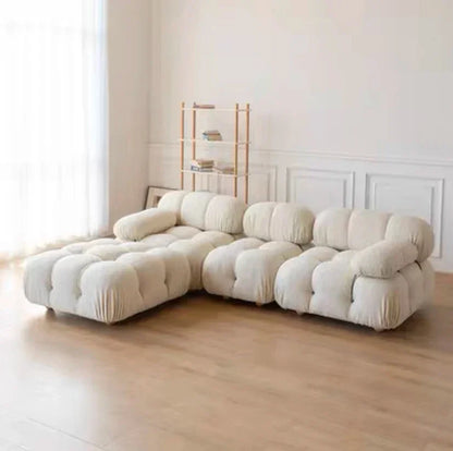 Sofa Combinations with Flexible Fabric Modules Furniture-Inspired Living Room Sofa Minimalist Style Comfortable