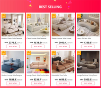 Classic Nordic Sofa Apartment Double Adults Minimalist Cushion Sofa Design Relaxing Divani Da Soggiorno Home Accessories