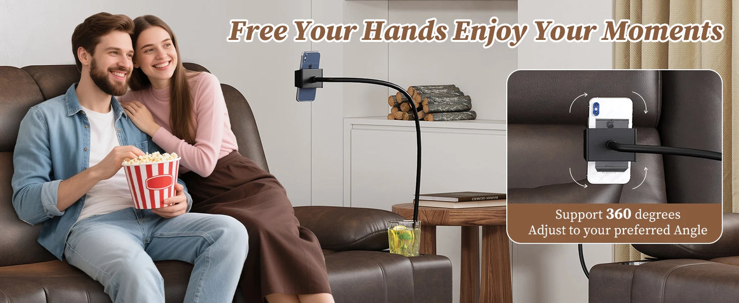 LEVELEVE Home Theater Seating，RV Reclining Sofa Set with Adjustable Headrest， Recliner Sofa with Heat and USB&Type-C, Dawer