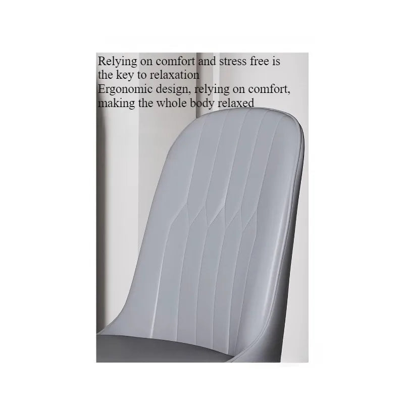 Light luxury dining chair leisure rental house dining table and chair household simple backrest stool hotel restaurant chair