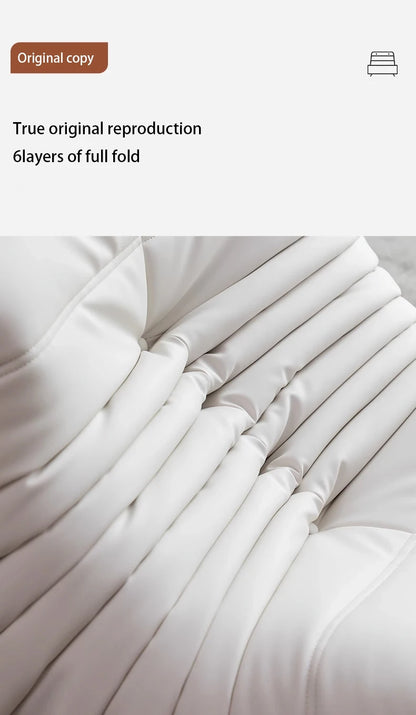 Caterpillar sofa togo modern living room balcony lounge lazy sofa available white lamb wool sofa