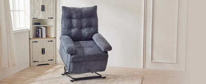 Redlife Power Lift Reliner Chair for Elderly Ergonomic Reliner Sofa w/ 3 Motor Power Adjustable Position for Living Room Bedroom