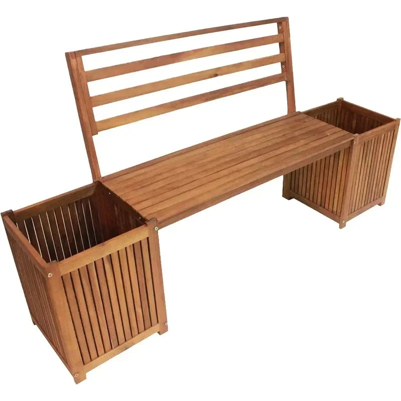 SAT2 Leigh Country Banc d'extérieur en bois durable pour tous les temps, patio d'arrière-cour, balcon d'entrée ou sièges de meubles de terrasse