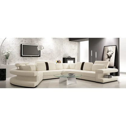 New Arrival Modern Living Room Leather Sofa, Lounge Chair, Living Room Designer Combination Sofa, U-shaped Sofa, Luxury Leather