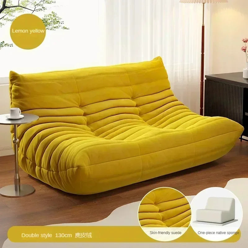 Caterpillar Sofa Designer, Two Person Lazy Leisure Chair, Three Person Small-sized Sofa