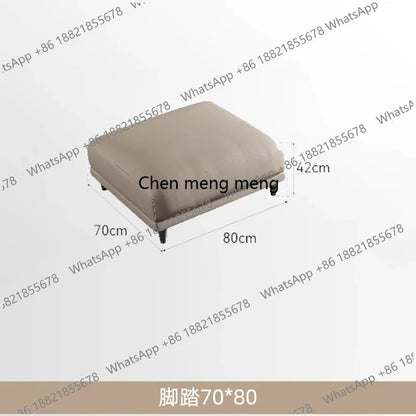 H Genuine Leather Italian Living Room Sofa Luxury Lounge Designer Minimalist Sofas Modern Family Muebles Furniture Decoration