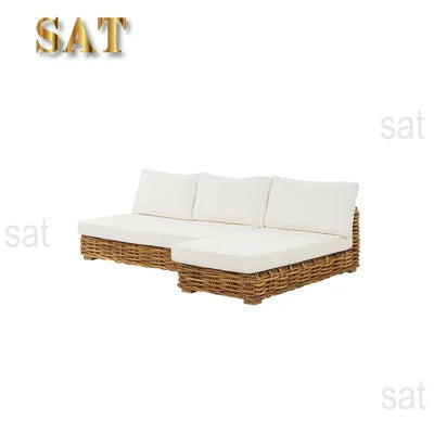 Outdoor sofa courtyard South East Asia wind B & B terrace Sun room Garden balcony Leisure area Sofa rattan furniture