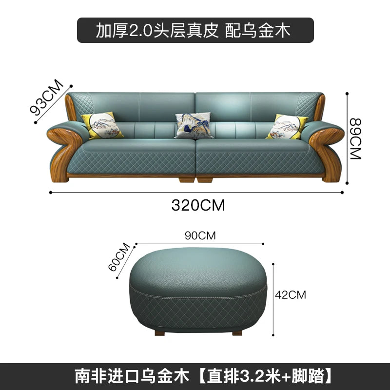 Sectional Nordic Living Room Sofas Pouf Leather Minimalist Modern Living Room Sofas Couch Lounge Muebles Lounge Suite Furniture