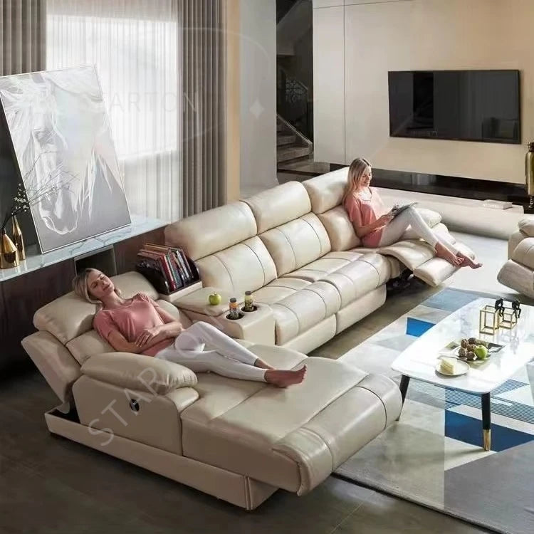 Living Room Sofa Charging Port Bluetooth Speaker Sofa With USB