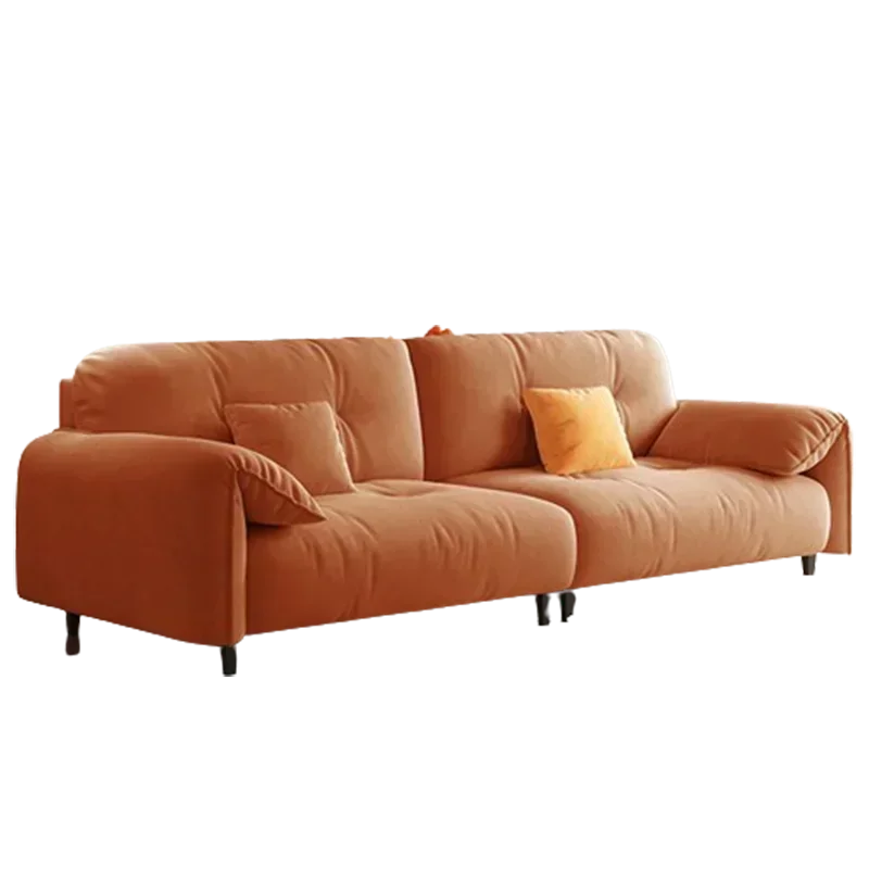 Large  Apartment Sofa Wood Lounge  Puffs Recliner Longer Sofa Modern Designer Luxury Nordic Muebles Para El Hogar Home Furniture