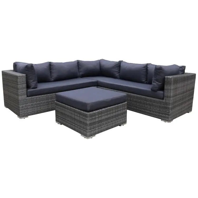 Weather-Resistant Outdoor Aluminum Wood Sofa Set Rattan Furniture for Farmhouse Courtyard Living Room Hotel Outdoor Conversation