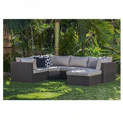 Aluminum Outdoor Garden Chair Rattan Furniture Set Rope Furniture Set Garden Sectional Sofa Set