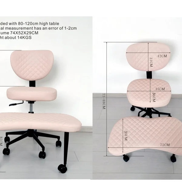 Adjustable Cross-Legged Office Chair – Soul Seat for Meditation, Yoga & Work – Comfortable Sitting Chair with Back Support