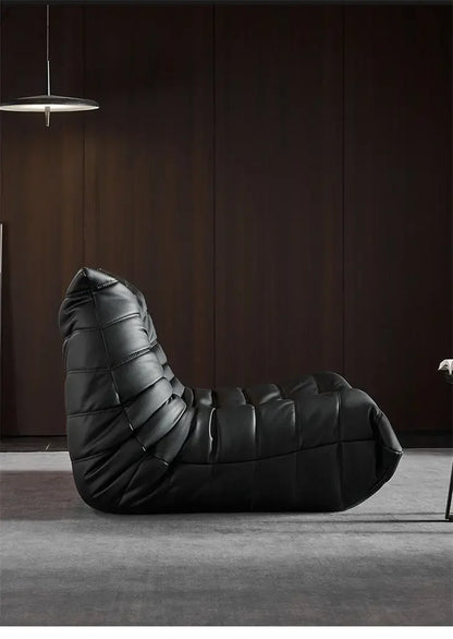 Oil wax leather caterpillar sofa, fashionable high-end atmosphere, living room, bedroom, shops and hotels can be used
