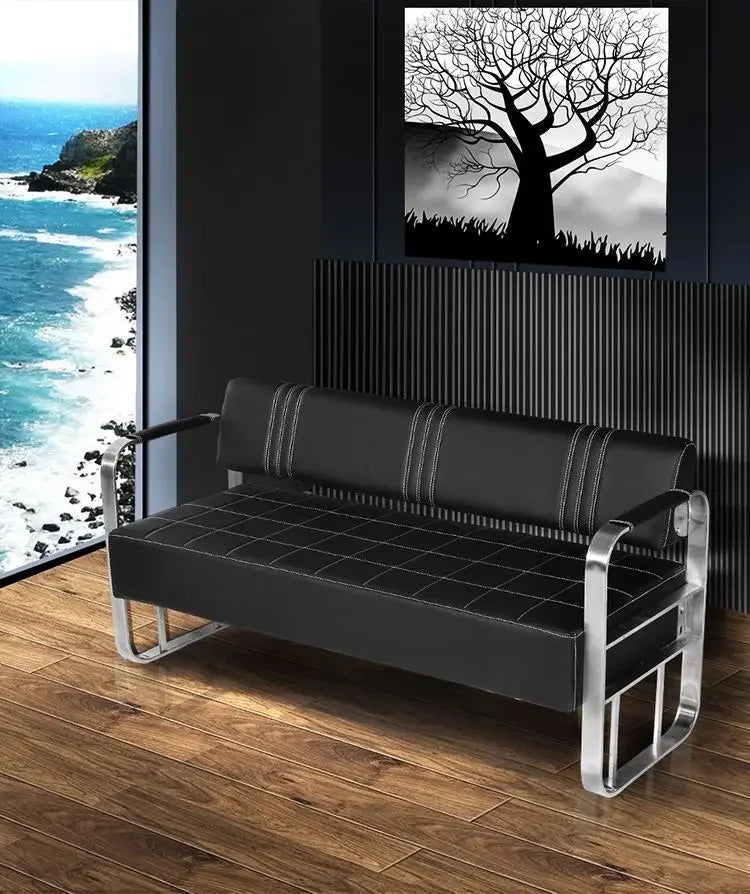 Luxury Black Modern Sofa Large Designer Relax Recliner Lazzy Sofa Loveseat Solid Cadeiras De Sala De Estar Nordic Furniture