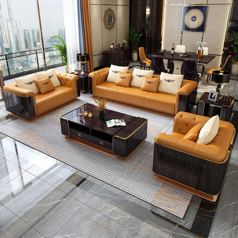 Italian designer reception funiture sofa home furniture luxury royal bedroom furniture set design sofa