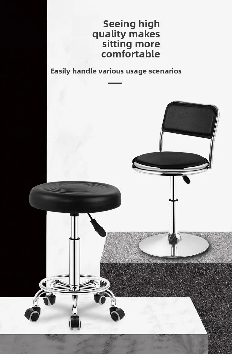 Bar chair swivel chair lift bar chair swivel bar stool haircut chair high stool round stool beauty stool