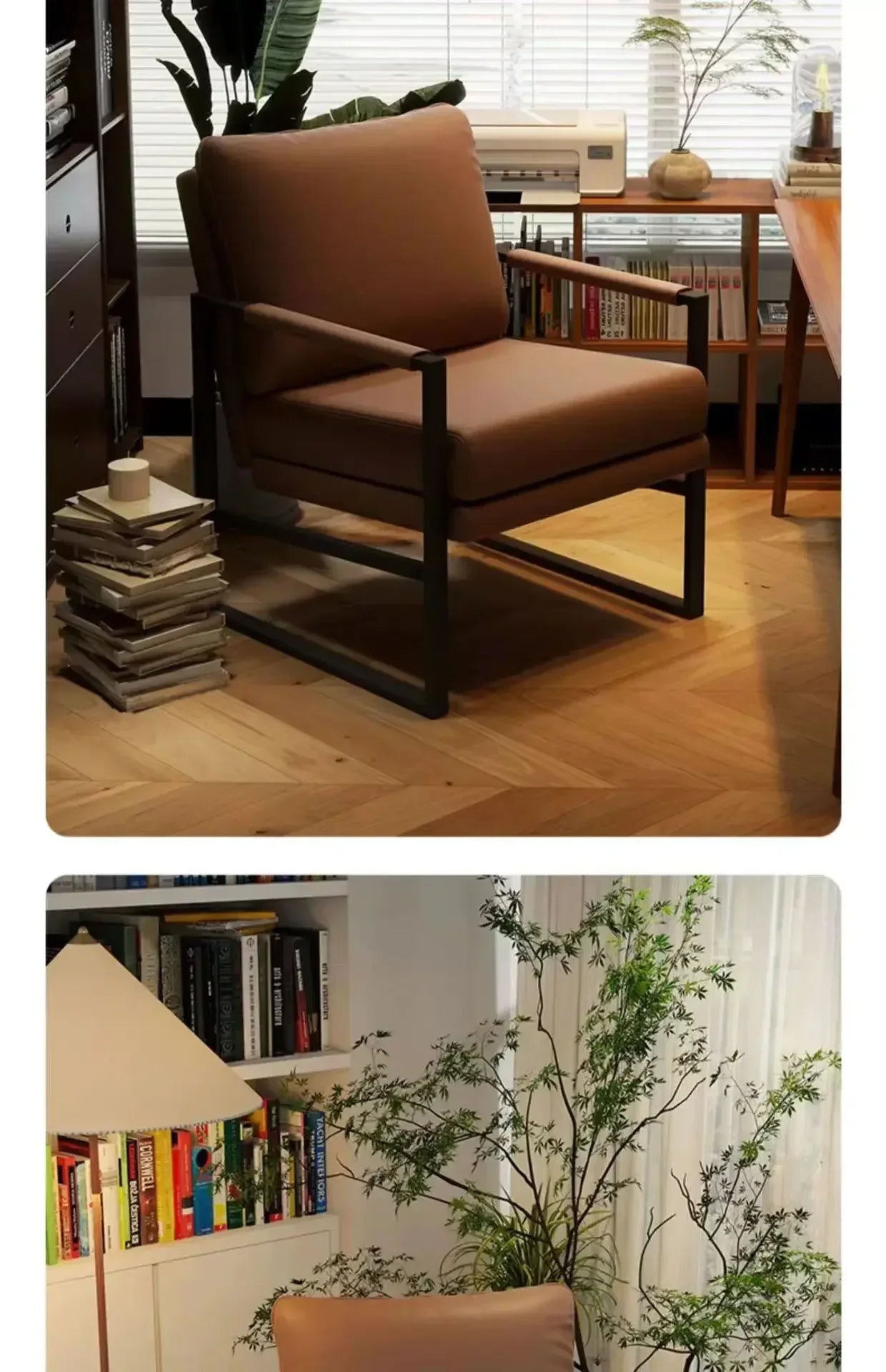 Single Casual Sofa Chair Iron Art Conference Office Negotiation Chair Desk Learning Computer Chair Sofa Chair