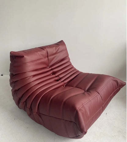 Single seat caterpillar sofa, stylish and luxurious, suitable for use in living rooms, bedrooms, hotels, and shopping malls