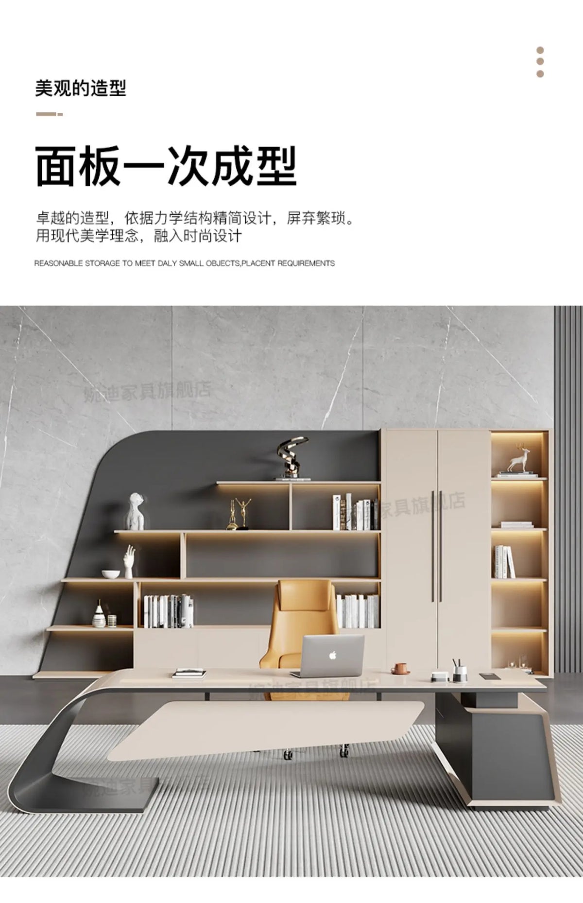 Designer Modern Office Desks Asthetic Luxury Storage Drawers Writing Executive Desk L Shaped Study Escritorios Office Furniture