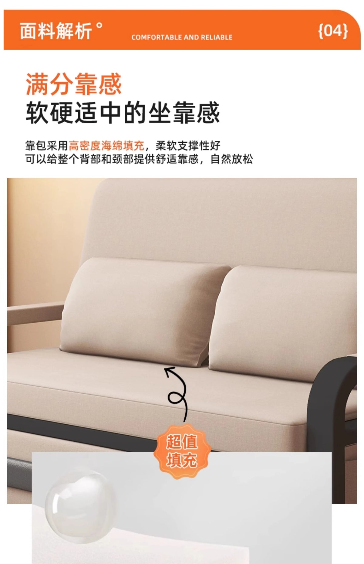 Sofa bed folding dual-purpose 2025 new single bed small apartment living room balcony folding bed multi-functional retractable b