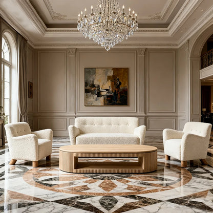 Modern Villa Living Room Sofa Set Home Living Room Furniture Luxury Hotel Lobby Sofa