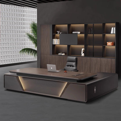 Luxury L Shaped OfficeDesks Home Office Writing Desk Modern Computer Desks With Drawers Mid Century Executive Desk Accessories