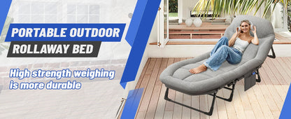 American Folding Bed, Household Single Sofa Bed, Nap And Nap Lounge Chair, Essential For Courtyard Sunbathing