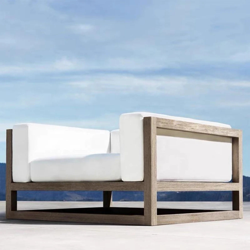 Modern Outdoor Furniture Waterproof Rattan Aluminum Frame Patio Sectional Sofa Set for Garden Living Room Courtyard