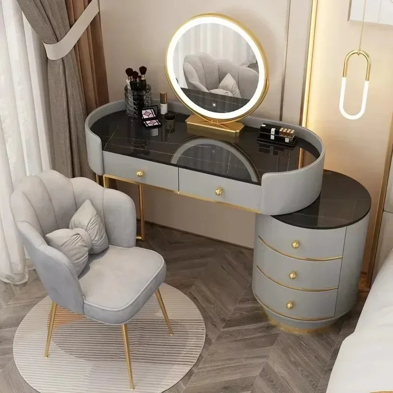 Dresser Stand Makeup Vanity Table Modern White Bedroom Desk Makeup Table Beautys Storage Coiffeuse De Chambre Home Furniture