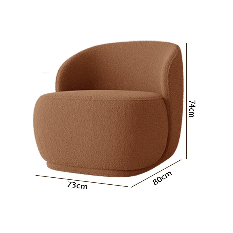 Curved Living Room Sofas Designer Beauty Salon Sofa Clothing Store Rest Area Reception Sofa Cream Style Living Room Furniture GL
