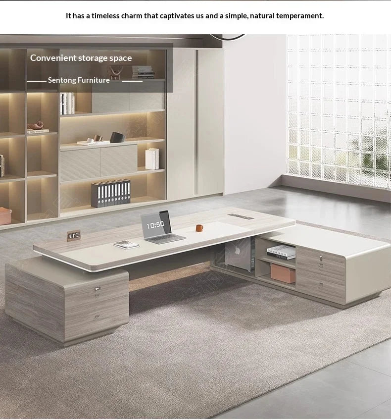 Computer Desk Modern Height Adjustable Electric Standing Workstation Memory Preset Home Office Professional Furniture Beauty