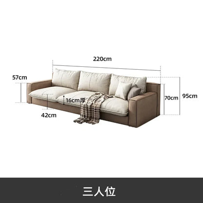 Fabric Sofa Modern Minimalist  Personality Chaise Sofa  Living Room Furniture