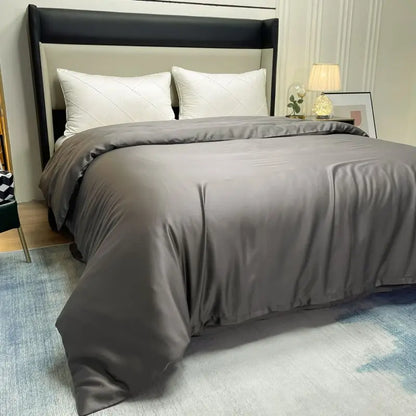 New Silk Duvet Cover Solid Color Mulberry Silk Quilt Cover Multi-Size Quilt Cover Single Double Bed Quilt Cover 230x260cm