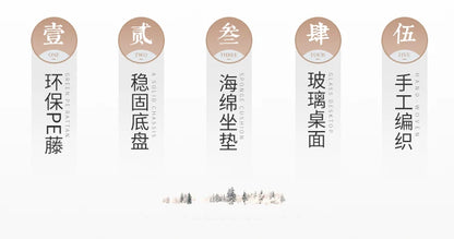 Wicker outdoor imitation rattan leisure living room courtyard balcony furniture sales office outdoor display negotiation sofa