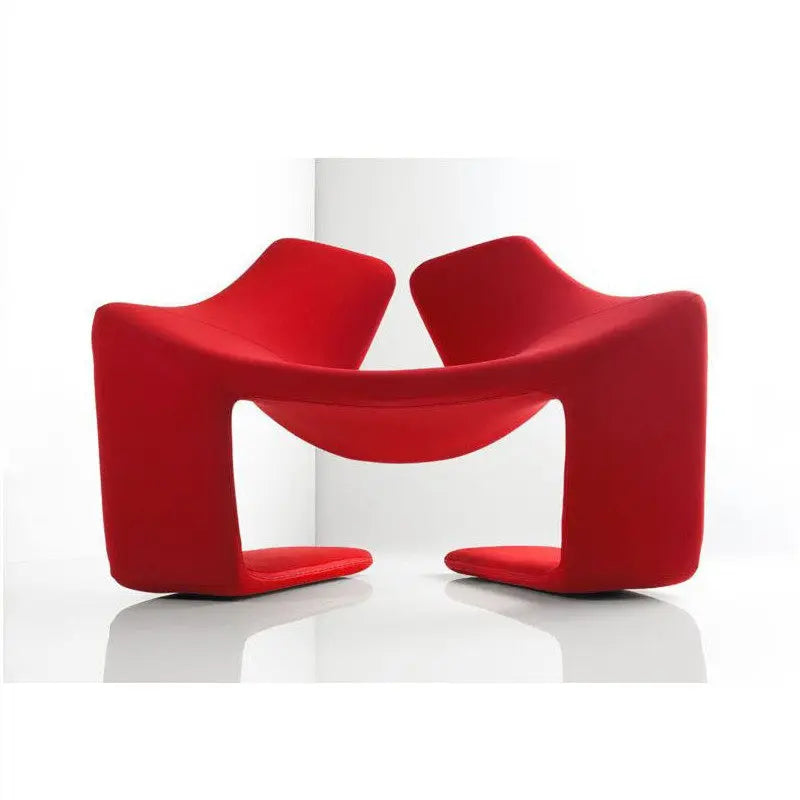 Creative fabric leisure single chair FRP special-shaped hotel leisure chair