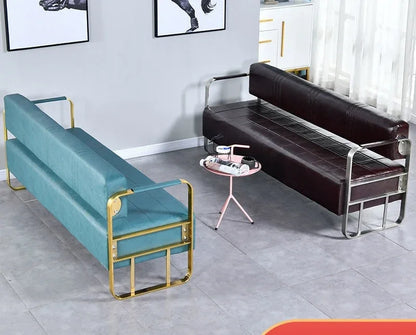 Office reception small apartment sofa barber shop waiting chair rental house clothing beauty salon lounge
