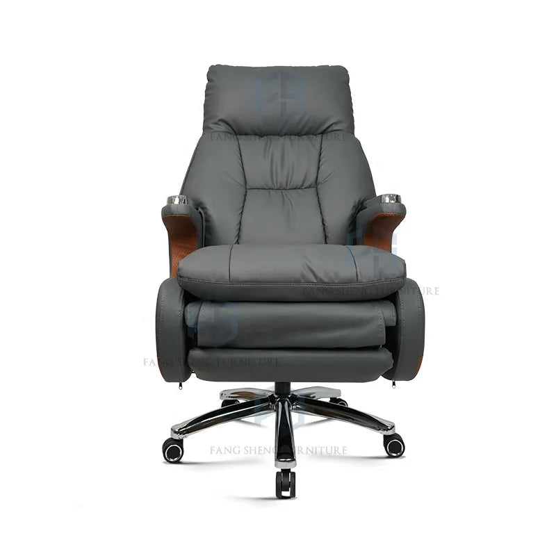 Chair Office Furniture Wholesale Luxury Modern Leather Ergonomic Boss Chair Office Chair  for Fat People