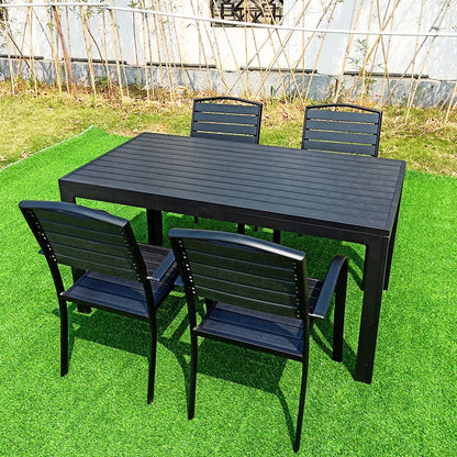 Garden balcony garden leisure aluminum alloy table and chair combination