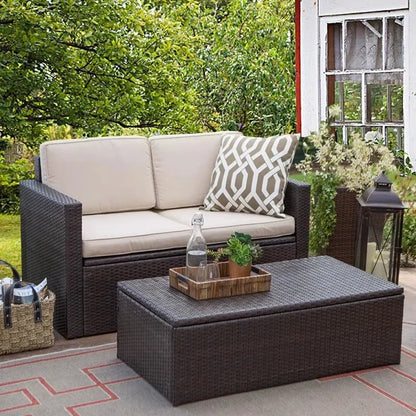 Outdoor Sofa Coffee Table Combination Courtyard Open-air Balcony Living Room
