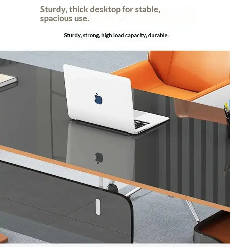 Executive Light Luxury Office Desk in Stock Designer Storage Organizer Computer Desks L Shaped Quality Escritorio Furniture